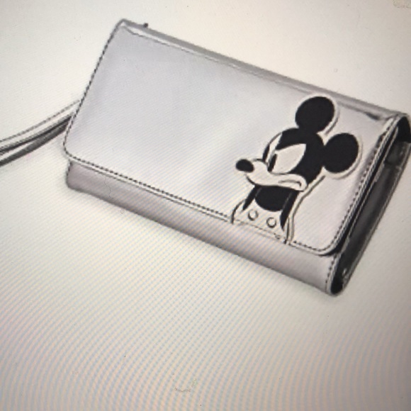 Disney metallic silver wallet - Picture 2 of 5